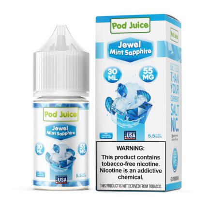 Jewel Mint Sapphire by Pod Juice Salt - 30mL