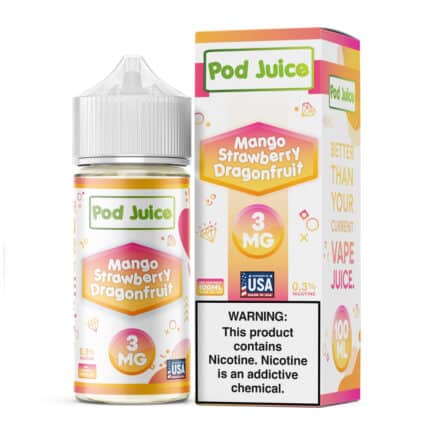 Mango Strawberry Dragonfruit by Pod Juice - 100mL