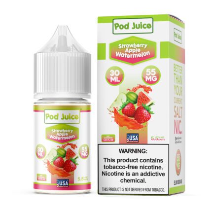 Strawberry Apple Watermelon by Pod Juice Salt - 30mL