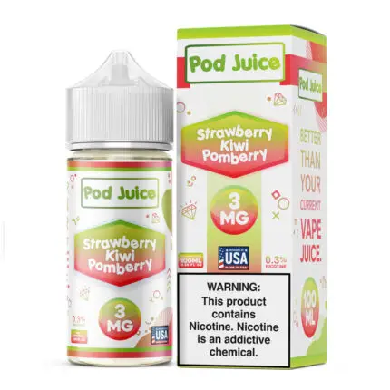 Strawberry Kiwi Pomberry by Pod Juice - 100mL
