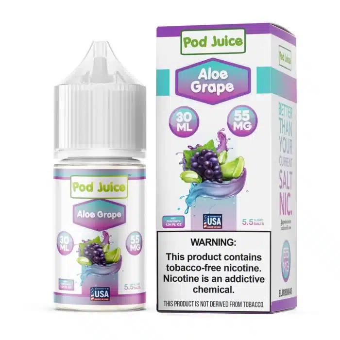 Aloe Grape Pod Juice Salts Nic Salts E-Liquid E-Juice Cheap Wholesale Deals Online EjuiceResellers.com