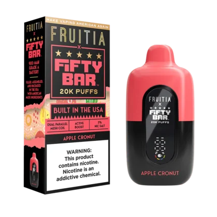 Buy Fruitia x Fifty Bar 20K | Ejuice | Eliquid | Disposable | E-Juice Resellers E-Juice Resellers at Cheap Wholesale Distributor Deal Prices from ejuiceresellers.com