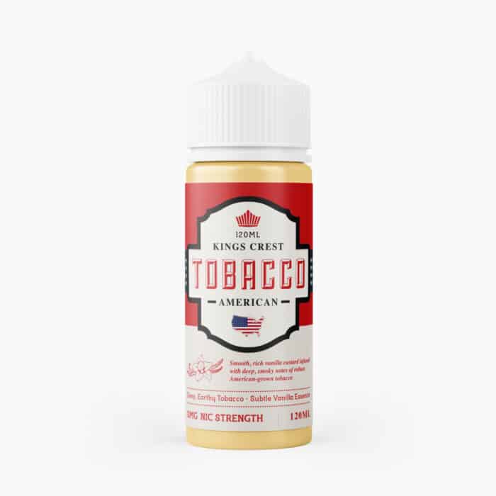 Buy King's Crest | American Tobacco | Ejuice | Eliquid | 120 ml E-Juice Resellers at Cheap Wholesale Distributor Deal Prices from ejuiceresellers.com