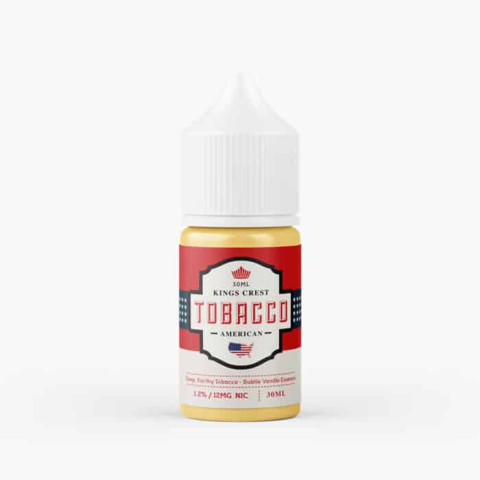 Buy King's Crest | American Tobacco Salt | Ejuice | Eliquid | 30 ml E-Juice Resellers at Cheap Wholesale Distributor Deal Prices from ejuiceresellers.com