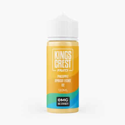 Pineapple Apricot Lychee Ice Fruits by Kings Crest - 120mL