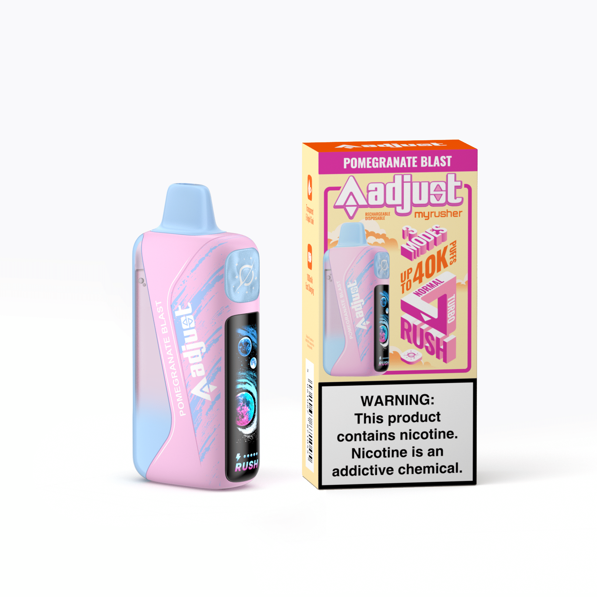 dual 21700 vape mod Adjust 40K main image 0