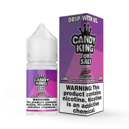 Grape Bubblegum by Candy King on Salt - 30mL