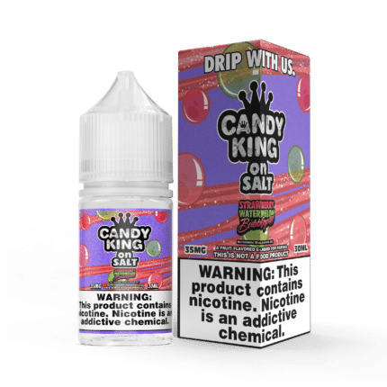 Strawberry Watermelon Bubblegum by Candy King on Salt - 30mL