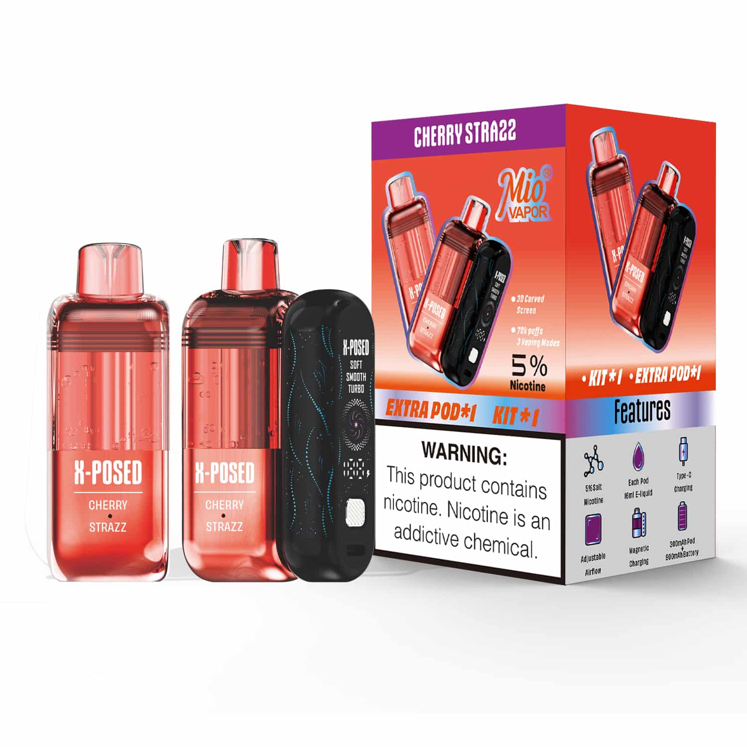 X-Posed Mio Vapor 70K Disposable Kit - Ejuice Resellers #1 Vape Store